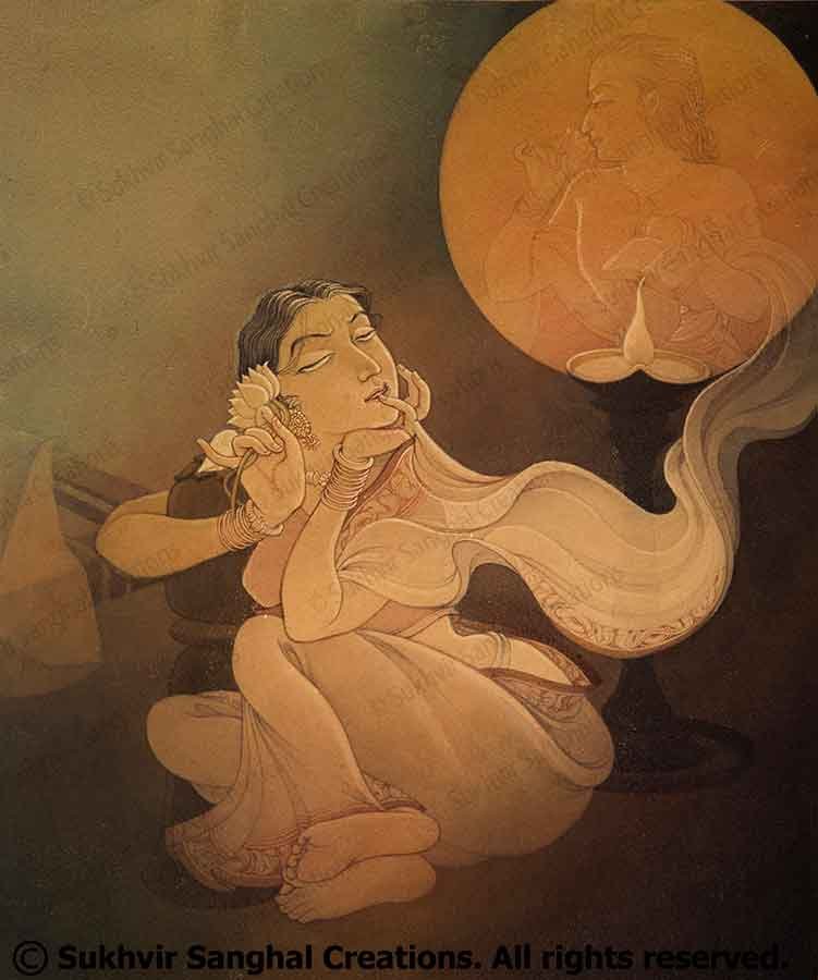 Dream of a betrothed virgin (Vagdatta ka swapna)